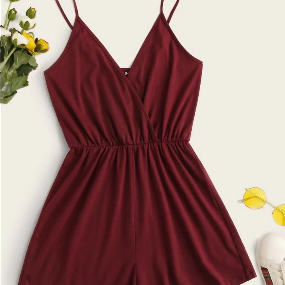 Sleeveless Jumpsuit with V-Neckline